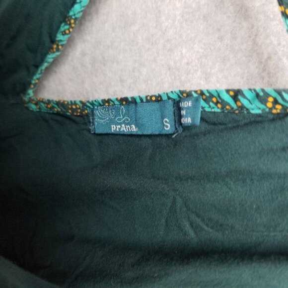 PrAna Dress Size Small Green Blue Laurel Nari Dress Spaghetti Straps Sleeveless - Picture 3 of 8